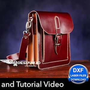 EDC Taschen Muster - Ledertasche DIY - Pdf Download - EDC Tasche - Video Anleitung
