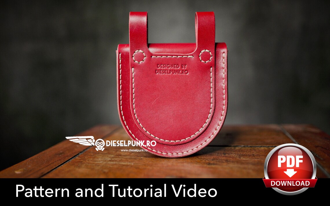 Ladies Purse and Tool Pouch Pattern Bag Pattern Leather Etsy