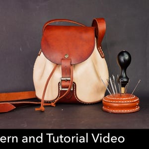 90K Bag Pattern: Leather Easy DIY Purse (PDF Download)