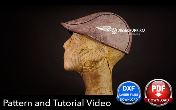 Flat Cap PATTERN - Cabbie Hat - Duckbill Cap Pattern - Video Tutorial