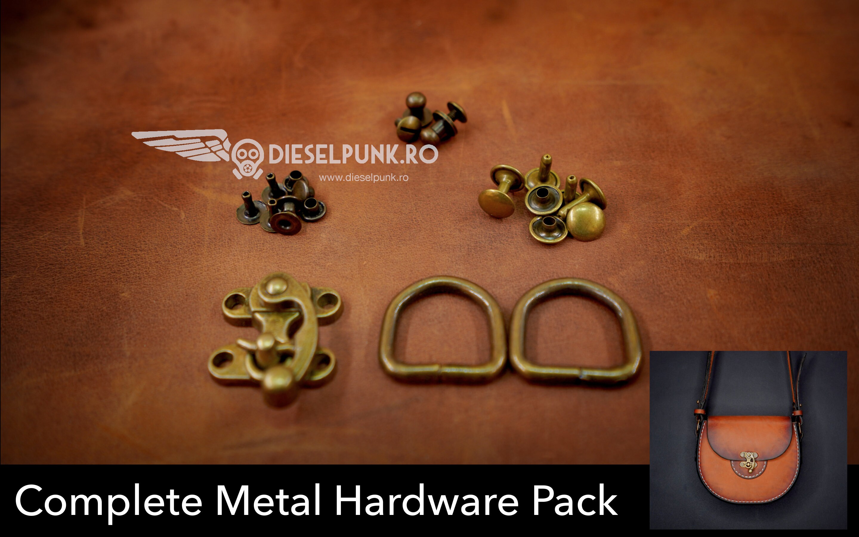 Leather Bag Hardware Set