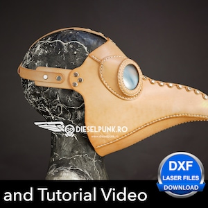 Plague Doctor Mask Pattern - DIY Pattern - Pdf Download - Video Tutorial