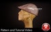Flat Cap PATTERN - Cabbie Hat - Duckbill Cap Pattern - Video Tutorial 