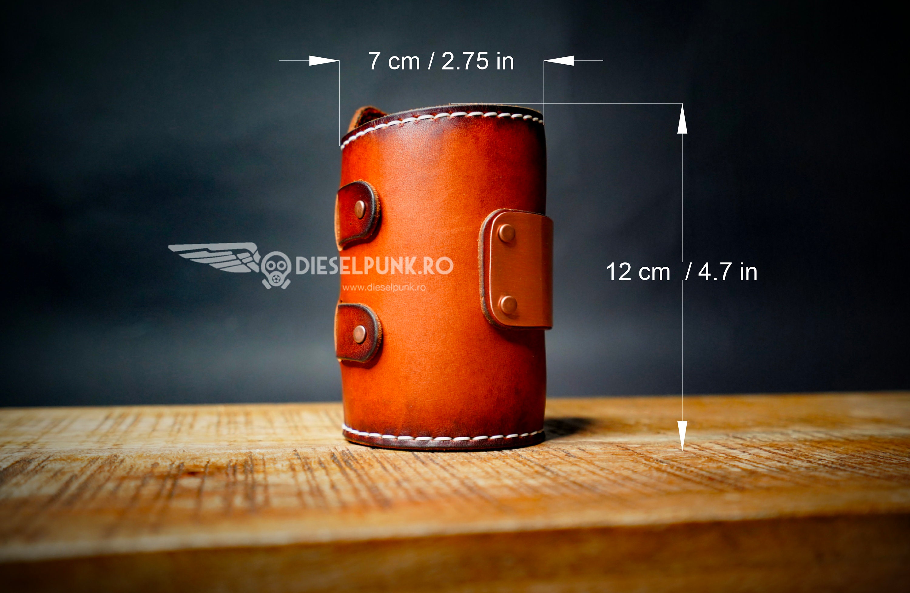 Leather Cup Pattern - Leather DIY - Pdf Download - Video Tutorial
