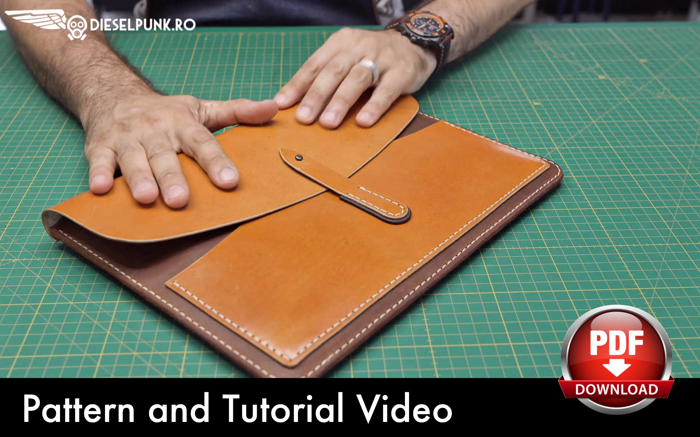 Making a Leather Laptop Sleeve 