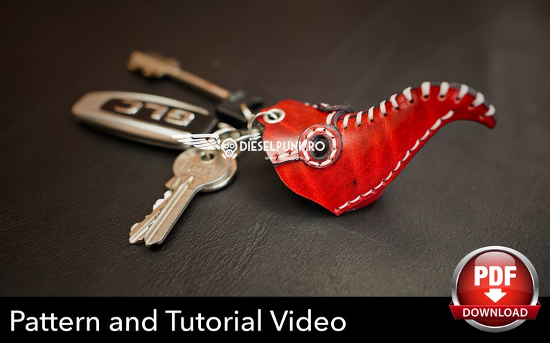 Key fob Pattern Set Plague Doctor Dragon Pdf Download image 2