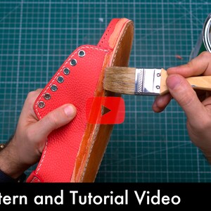 Leather Sneaker Pattern: DIY Shoe Template (PDF) With Video Tutorial - Etsy