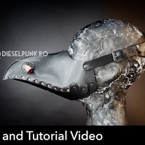 Plague Doctor Mask Pattern - DIY Pattern - Pdf Download - Video Tutorial