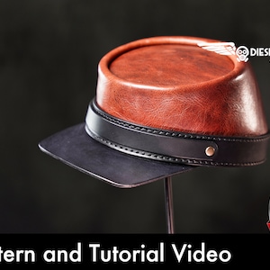Kepi Hat PATTERN - DIY Hat - Pdf Download - American Forage Cap Template