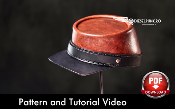 Kepi Hat PATTERN - DIY Hat - Pdf Download - American Forage Cap Template