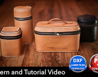 Patrón de neceser de cuero: un kit de bricolaje fácil España