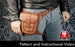 Bag Pattern - Leather DIY - Pdf Download - Hip Bag - Video Tutorial