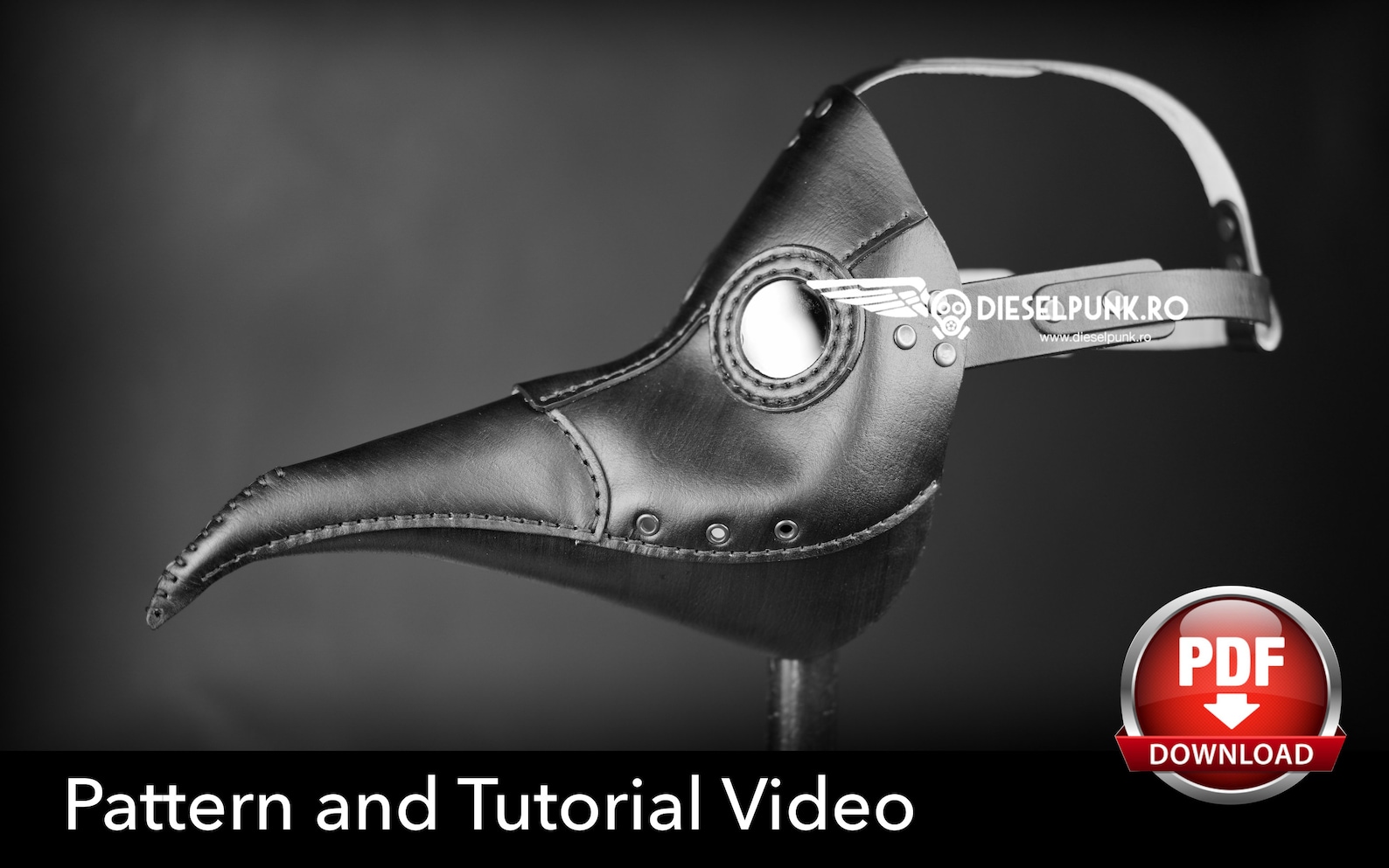 Plague Doctor Mask Pattern DIY Pattern Pdf Download - Etsy