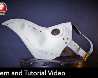 Plague Doctor Mask Pattern - Pdf Download - Video Tutorial