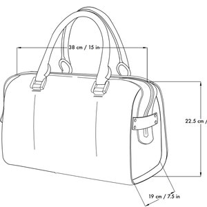 Bag Pattern Leather DIY Pdf Download Weekender Bag Video Tutorial - Etsy