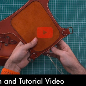 Hip Bag Sewing Pattern: Leather DIY PDF (with Video Tutorial) - Etsy