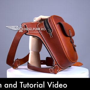 Hip Bag Sewing Pattern: Leather DIY PDF (with Video Tutorial) - Etsy