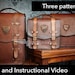 Leather Bag Pattern - Pattern Set - Leather DIY - Pdf Download - Leather Bag - Video Tutorial