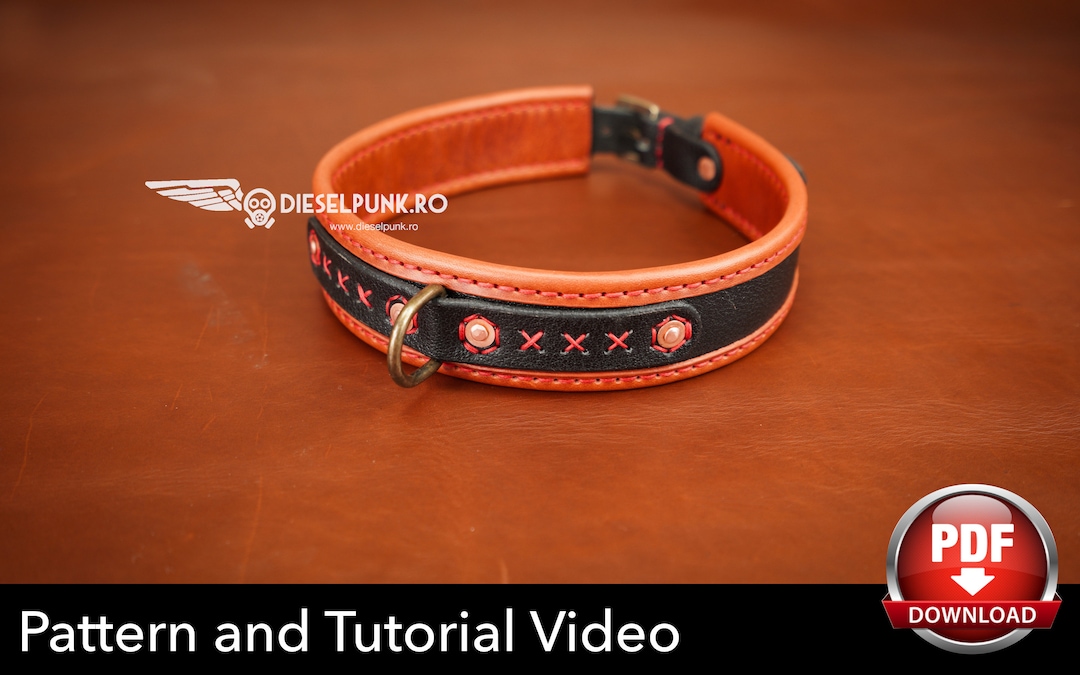 Dog Collar Pattern Pdf Download Etsy Dog Collar Pattern Pdf Download Etsy