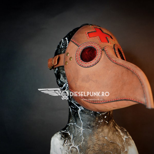 Plague Doctor Mask -  Steampunk Mask - Leather Mask - Halloween Mask - LARP - Cosplay Costume
