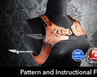 Harness Pattern - Video Tutorial - Cosplay DIY - Pdf Download