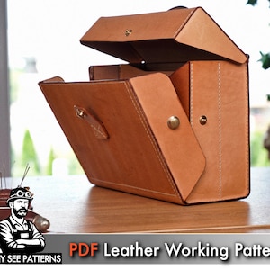 Leather Tool Bag Pattern: DIY Roll-Up Toolbox (Instant PDF) image 9