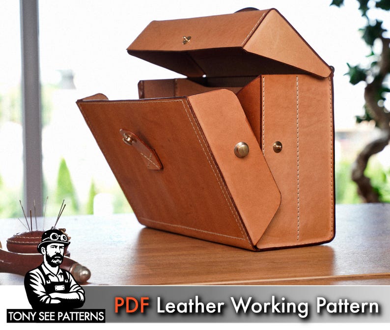 Leather Tool Bag Pattern: DIY Roll-Up Toolbox (Instant PDF) image 9