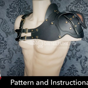 Shoulder Armor Pattern - Cosplay DIY - Pdf Download - Video Tutorial