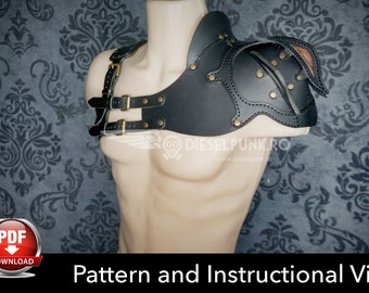 Shoulder Armor Pattern - Cosplay DIY - Pdf Download - Video Tutorial