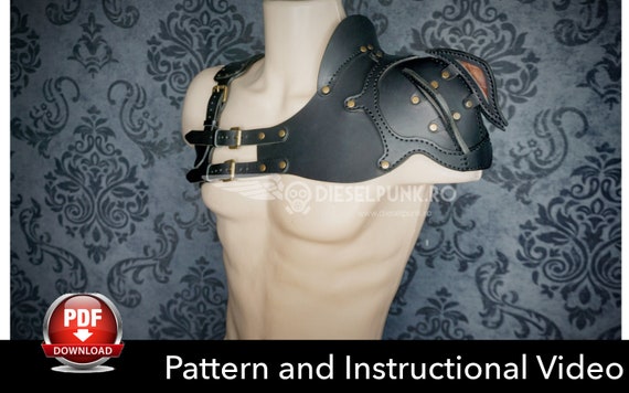Shoulder Armor Pattern - Cosplay DIY - Pdf Download - Video Tutorial