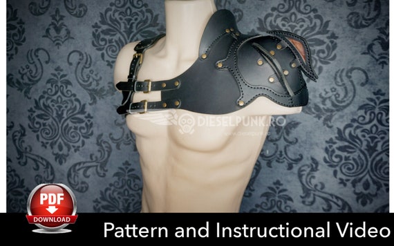 Shoulder Armor Pattern - Cosplay DIY - Pdf Download - Video Tutorial