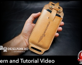 Phone Case Pattern: Leather DIY Design - PDF and Video Guide