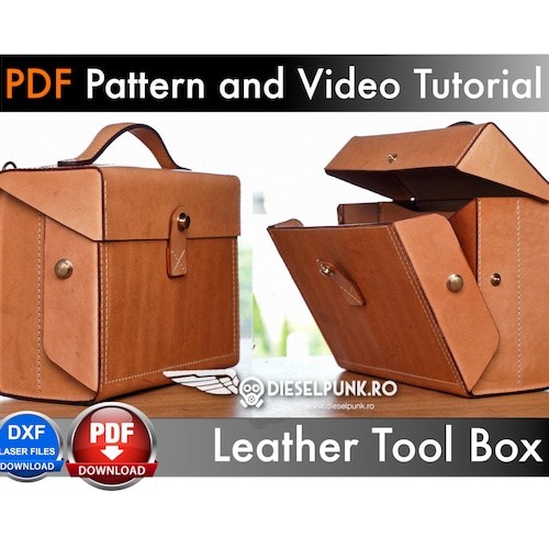 Leather Tool Bag Pattern: DIY Roll-up Toolbox (instant PDF) - Etsy