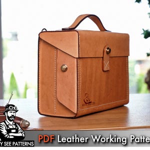 Leather Tool Bag Pattern: DIY Roll-Up Toolbox (Instant PDF) image 7