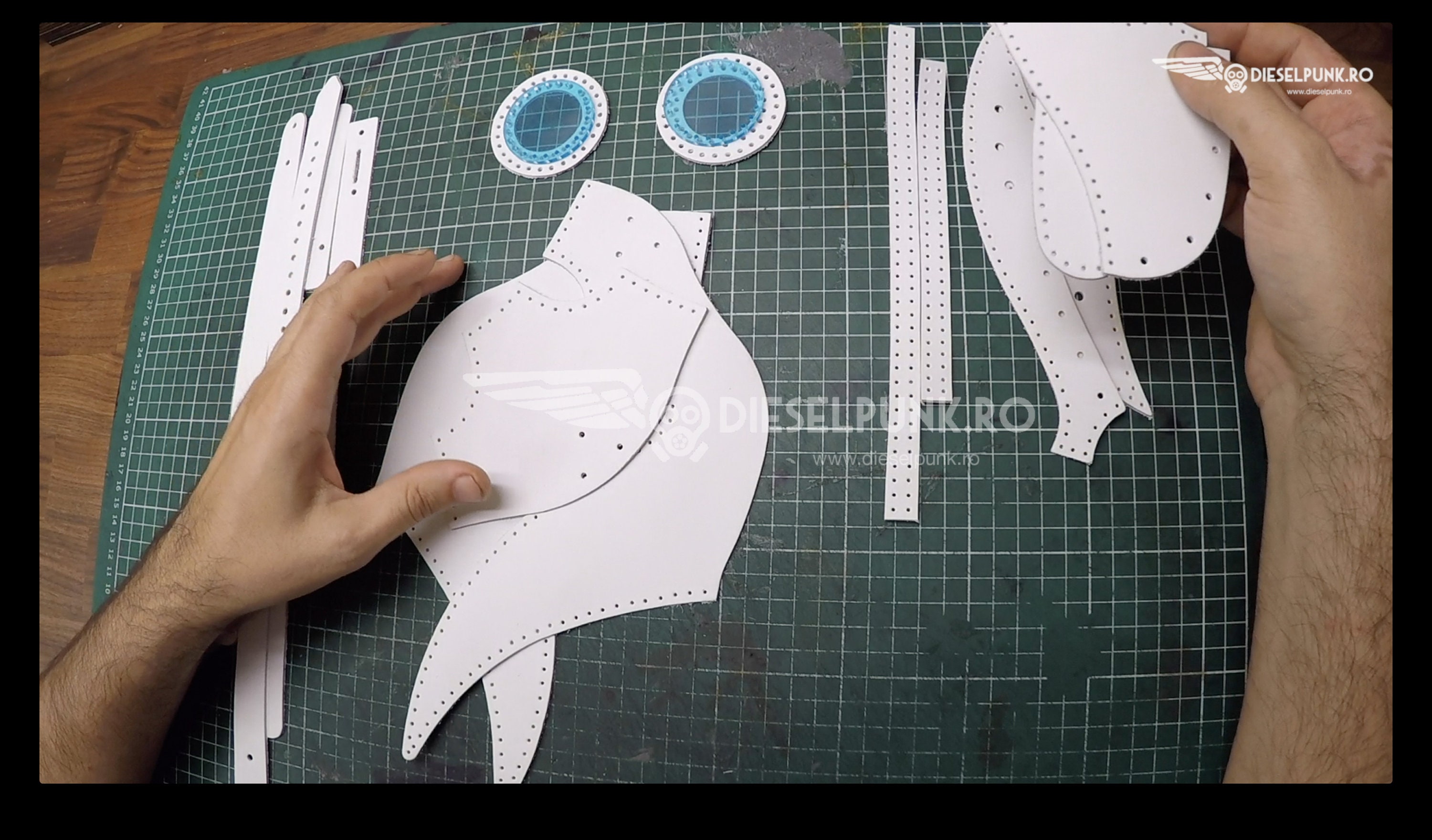 Plague Doctor Mask Pattern - DIY Pattern - Pdf Download - Video Tutorial