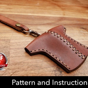 Key Holder Pattern - Leather DIY - Pdf Download - Key Fob