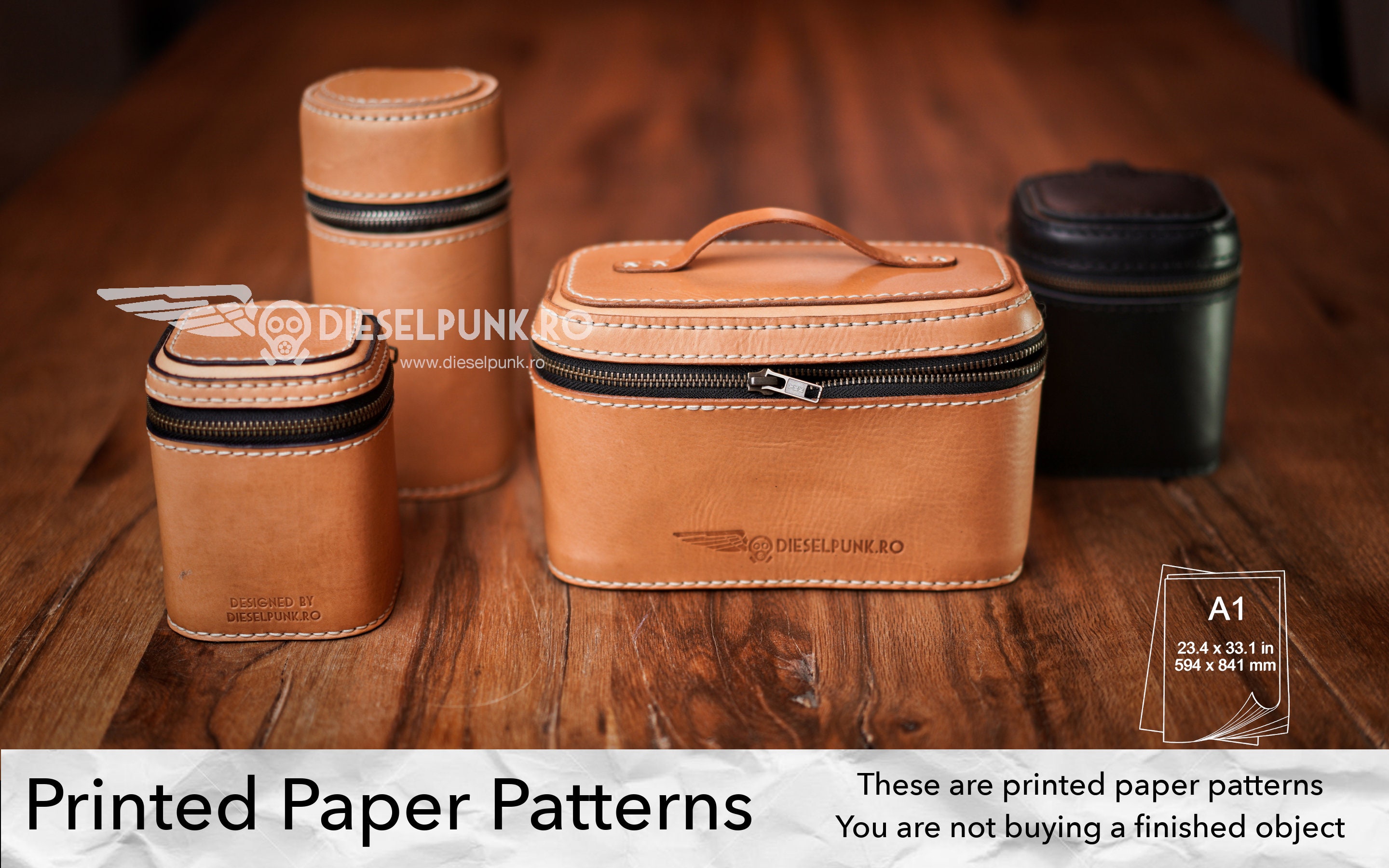 Leather hub patterns and templates