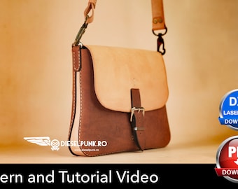 Leather Purse Pattern: DIY Bag with Video Tutorial (PDF Download)