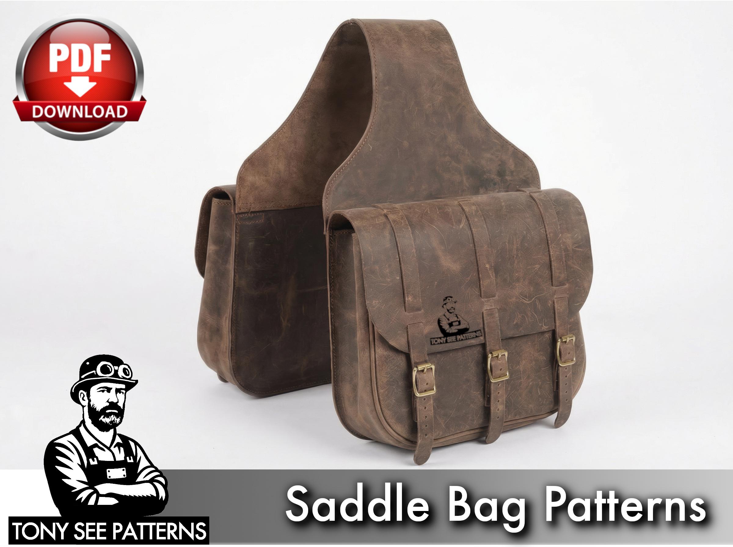 Sacoche De Selle Western En Cuir Ridex – Modèle Trail Horse Classic, Neuf