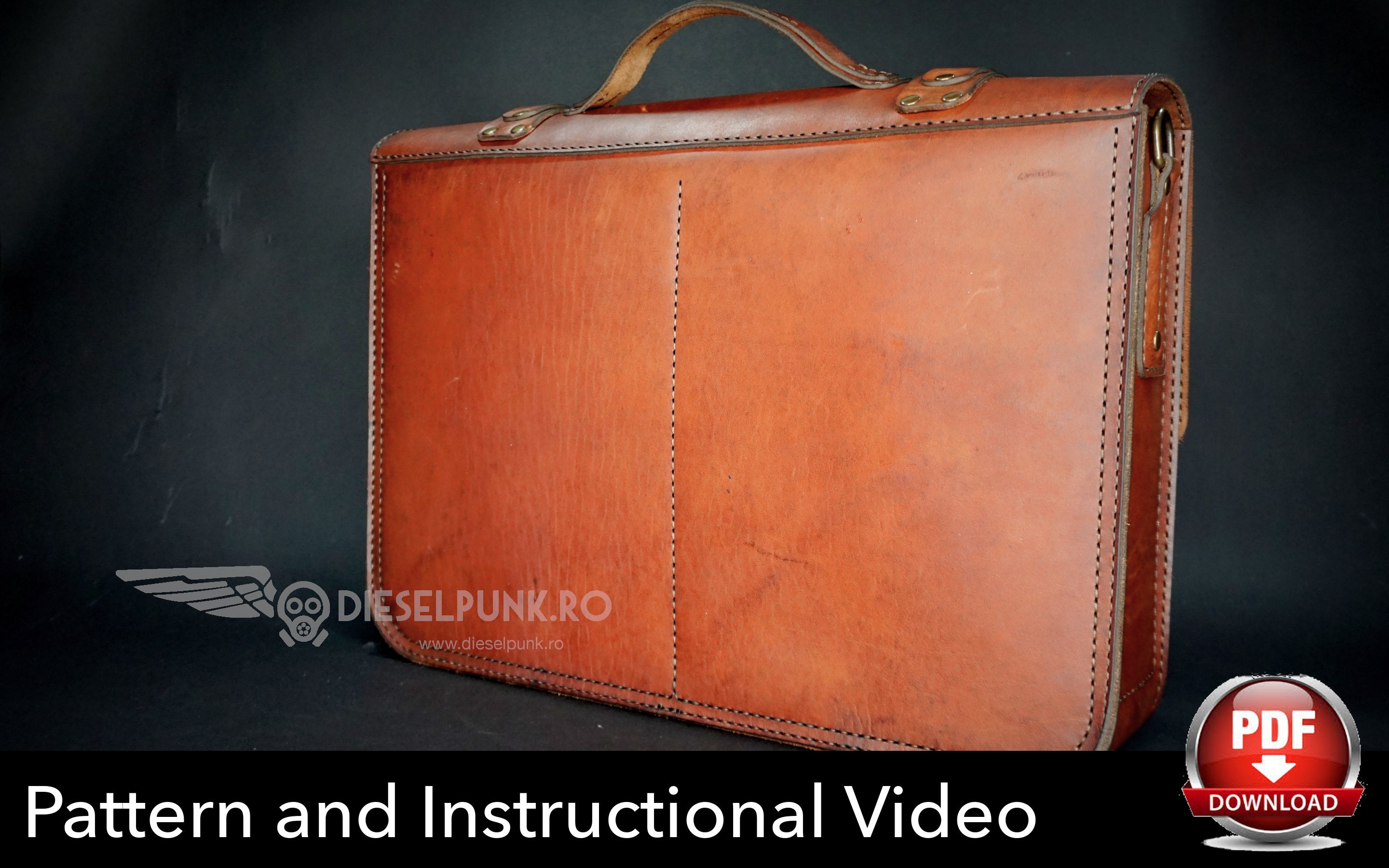Laptop Bag Pattern Leather DIY Pdf Download Leather Bag Video laptop-bag-pattern-leather-diy-pdf-download-leather-bag-video