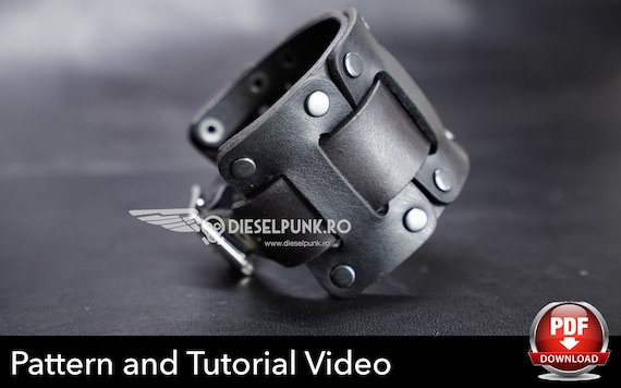 Wrist Cuffs Pattern - Wrist Bracers Pattern - Cuffs Pattern - Cosplay DIY - Pdf Download