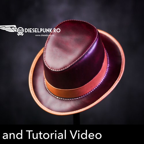 Leather Hat Pattern DIY Pattern Hat DIY 