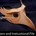 Bird Mask Pattern Halloween Mask Pattern DIY Leather - Etsy Canada
