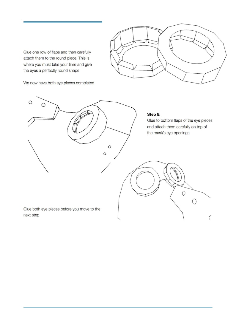 Paper Plague Doctor Mask Pattern Pdf Download | Etsy