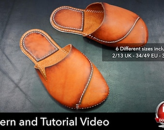 Leather Flip Flop Pattern: Easy DIY Sandal Template (PDF)