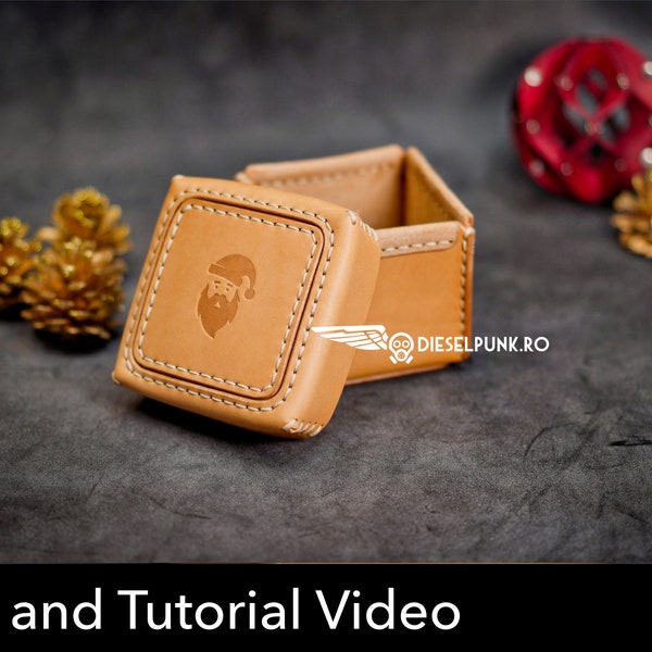 Leather Box Template - Leather DIY - Pdf Download - Gift Box DIY