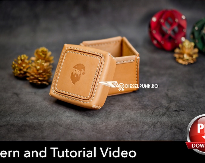 Leather Box Template Christmas Decorations Patterns Leather Box