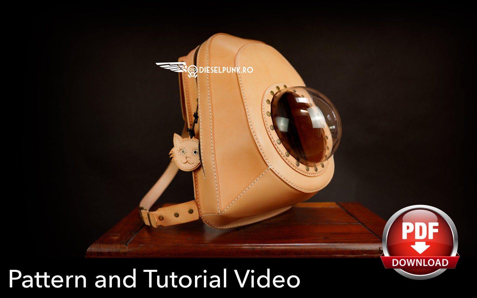 Backpack Pattern Pdf Download Leather DIY Pet Carrier Etsy