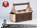 Leather Tool Box Pattern: Divider Organizer Template (PDF) with Video Tutorial