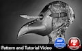 Plague Doctor Mask Pattern - DIY Pattern - Pdf Download - Video Tutorial